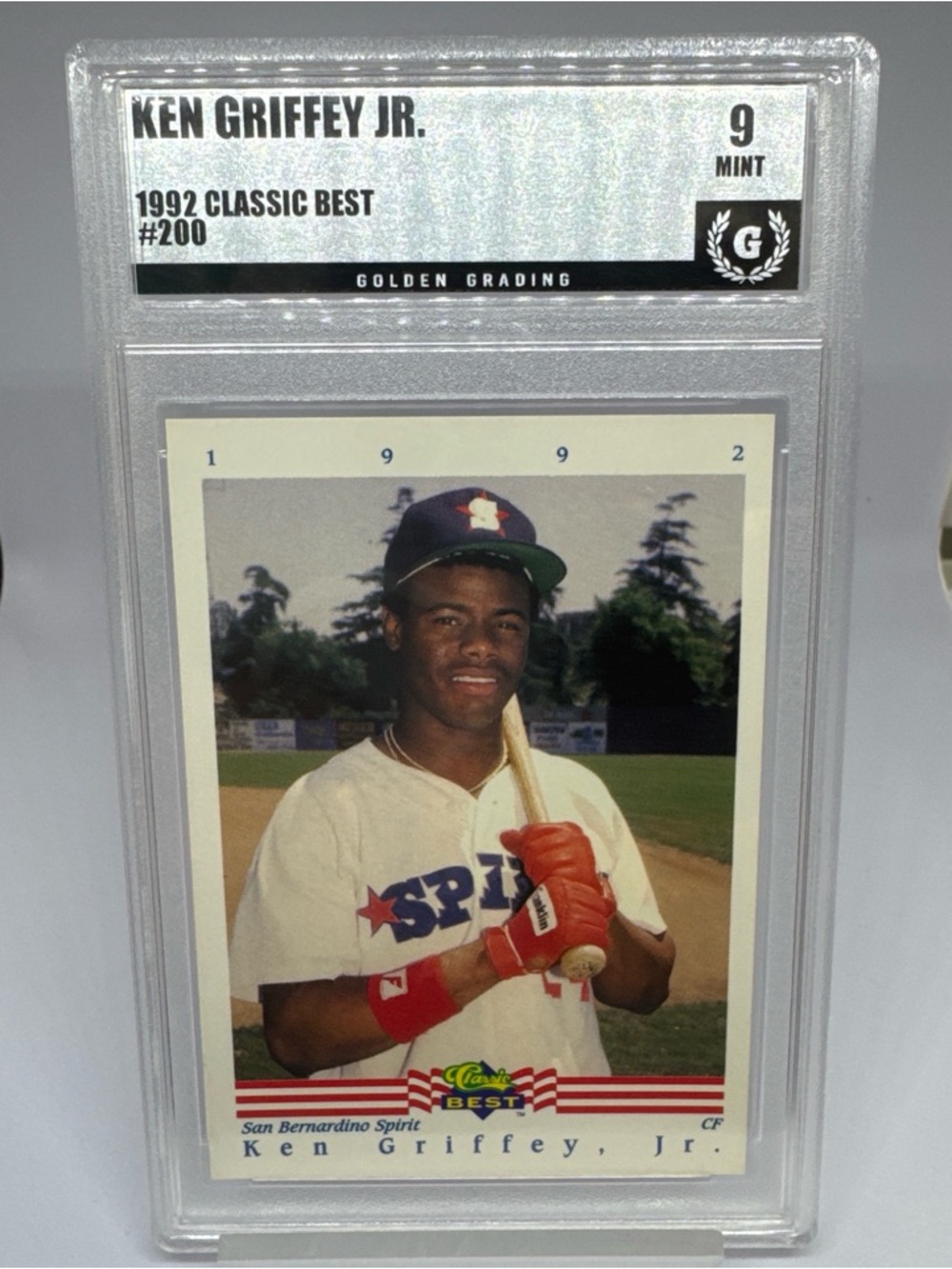 Topps Ken Griffey Jr. Trading Card - White, Red, Blue, Green